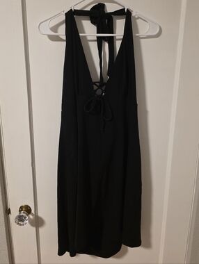 AE Halter Tie Mini Dress